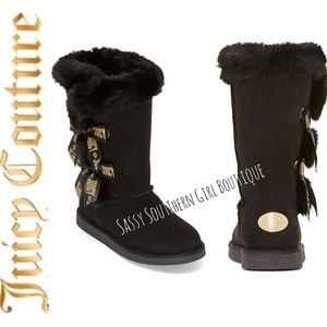 🆕⭐Juicy Couture black bow boots
